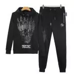 2019 luxury tracksuit hommes jacket philipp plein jogging suits fire hair skull